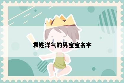 袁姓洋气的男宝宝名字
